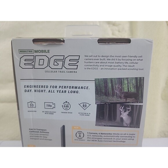 Moultrie Edge Modile Cellular Trail Camera MP33, 720p NIB - Picture 11 of 14